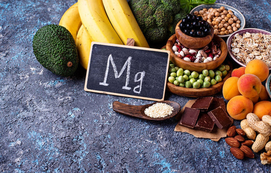 assortment of magnesium rich foods