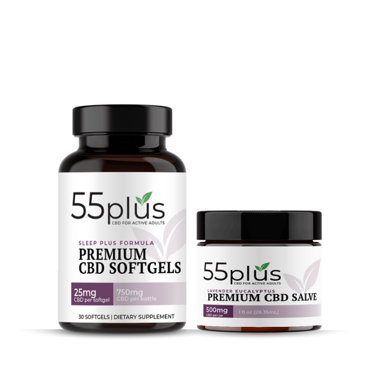 THC-Free CBD & CBN Sleep Bundle for Senior Sleep Solutions