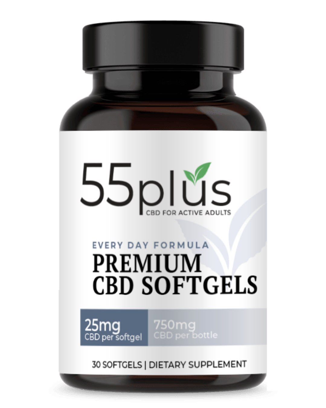 THC-Free CBD Softgels For Senior Wellness Solutions (25mg)