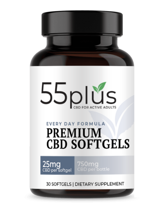 THC-Free CBD Softgels For Senior Wellness Solutions (25mg)
