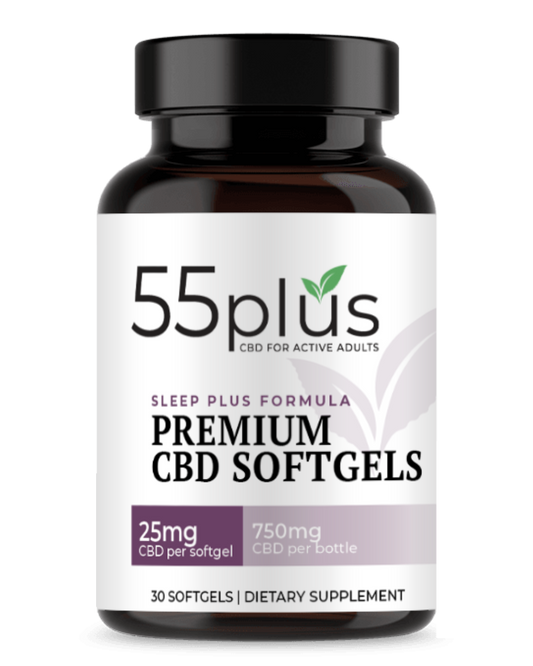THC-Free CBD & CBN Softgels For Senior Sleep Solutions (25mg)