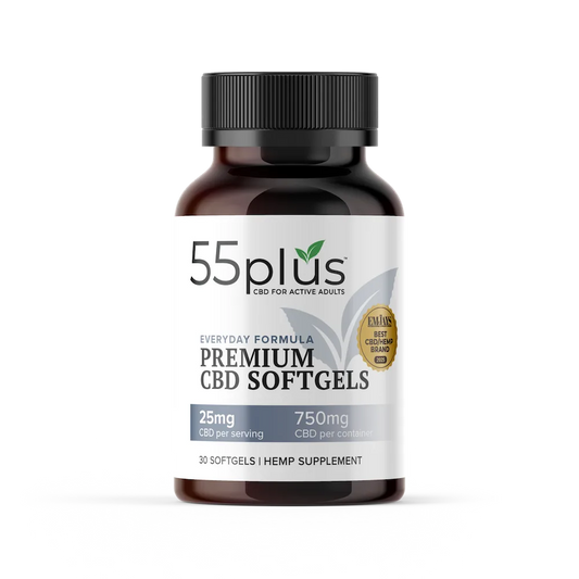 THC-Free CBD Softgels For Senior Wellness Solutions (25mg)
