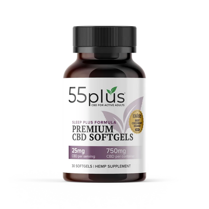 THC-Free CBD & CBN Softgels For Senior Sleep Solutions (25mg)