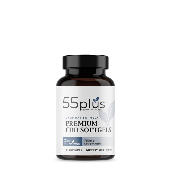 55plus CBD Every Day Softgels 25mg