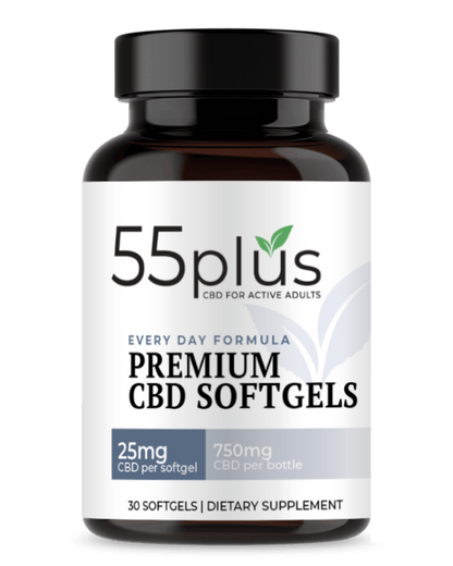THC-Free CBD Softgels For Senior Wellness Solutions (25mg)