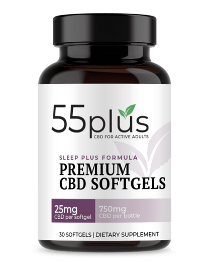 THC-Free CBD & CBN Softgels For Senior Sleep Solutions (25mg)